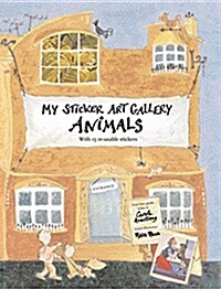 My Sticker Art Gallery: Animals (Paperback)