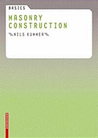 Masonry Construction (Paperback)