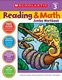 [중고] Reading & Math Jumbo Workbook: Grade 3 (Paperback)