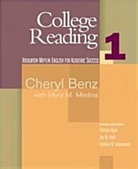 College Reading 1: English for Academic Success (Paperback)
