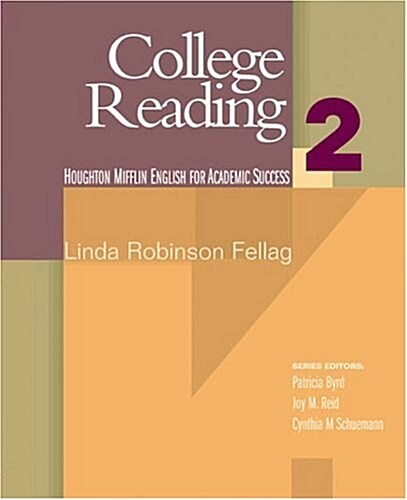 [중고] College Reading 2: Houghton Mifflin English for Academic Success (Paperback)