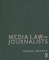 Media Law for Journalists (Hardcover)