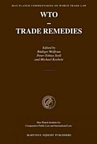 [중고] WTO: Trade Remedies (Hardcover)