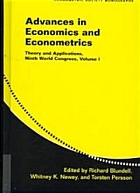 Advances in Economics and Econometrics: Volume 1 : Theory and Applications, Ninth World Congress (Hardcover)