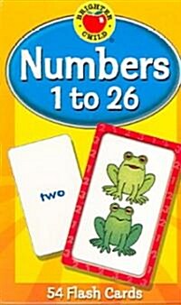 Numbers 1 to 26 Flash Cards, Grades Pk - 1 (Paperback)