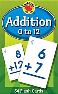 Addition 0 to 12 Flash Cards (Paperback)