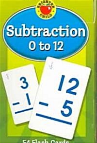 Subtraction 0 to 12 Flash Cards (Paperback)