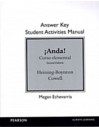 Anda! Curso Elemental: Answer Key Student Activities Manual (Paperback, 2, Workbook)