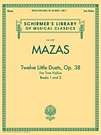 Twelve Little Duets, Op. 38 (Paperback, Reprint)