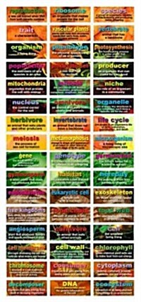 48 Life Science Testing Words Bulletin Board Set (Chart)
