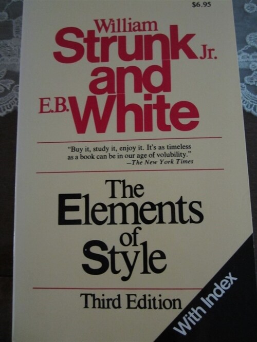 The elements of style (3rd edition)