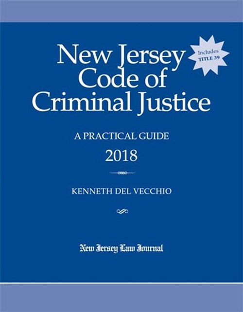 New Jersey Code of Criminal Justice (Paperback)