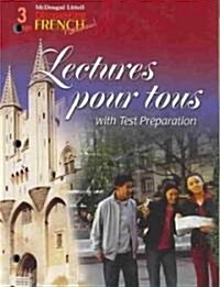Discovering French, Nouveau!: Lectures Pour Tous Student Edition with Audio CD Level 3 [With 3 CDs] (Paperback)
