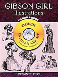 [중고] Gibson Girl Illustrations [With CDROM] (Paperback)
