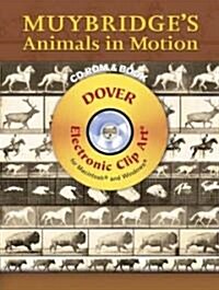 [중고] Muybridge‘s Animals in Motion [With CDROM] (Paperback)
