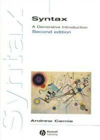 Syntax : a generative introduction 2nd ed