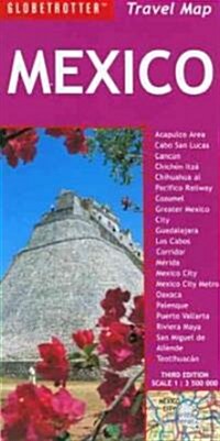 Globetrotter Travel Map Mexico (Map, 3rd, FOL)