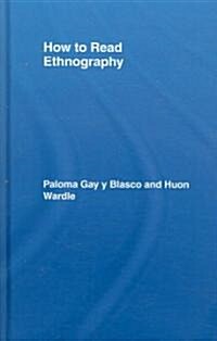 How to Read Ethnography (Hardcover)