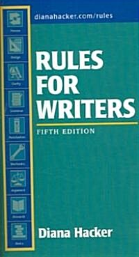 Rules for Writers (Paperback, PCK)