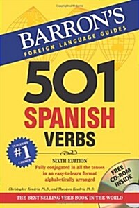 Barrons 501 Spanish Verbs (Paperback, CD-ROM, 6th)