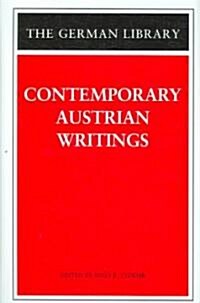 Contemporary Austrian Writings (Hardcover)