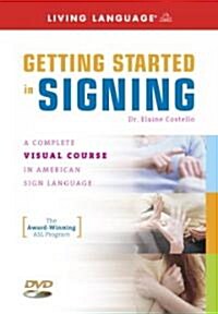 Getting Started in Signing (DVD, Hardcover, Unabridged)