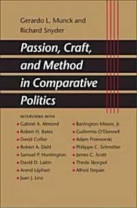[중고] Passion, Craft, and Method in Comparative Politics (Paperback)