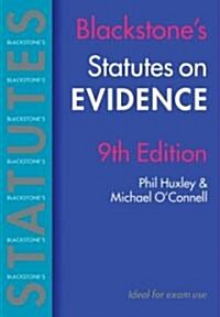 Blackstones Statutes on Evidence (Paperback, 9th)