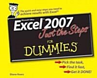 Excel 2007 Just the Steps for Dummies (Paperback)