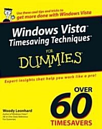 Windows Vista Timesaving Techniques for Dummies (Paperback)