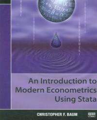 An introduction to modern econometrics using Stata