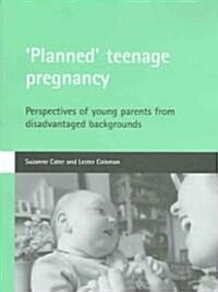 Planned teenage pregnancy : Perspectives of young parents from disadvantaged backgrounds (Paperback)
