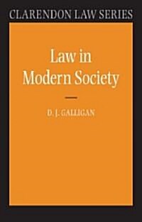 [중고] Law in Modern Society (Paperback)