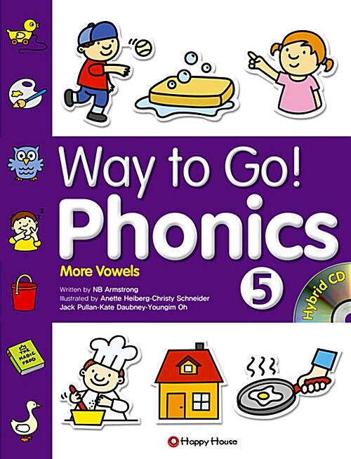 [중고] Way to Go! Phonics 5 (본책 + 워크북 + 하이브리드 CD 2장)