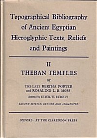 Topographical Bibliography of Ancient Egyptian Hieroglyphic (Hardcover)