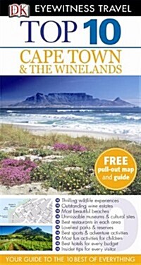 DK Eyewitness Top 10 Travel Guide: Cape Town and the Winelan (Paperback)