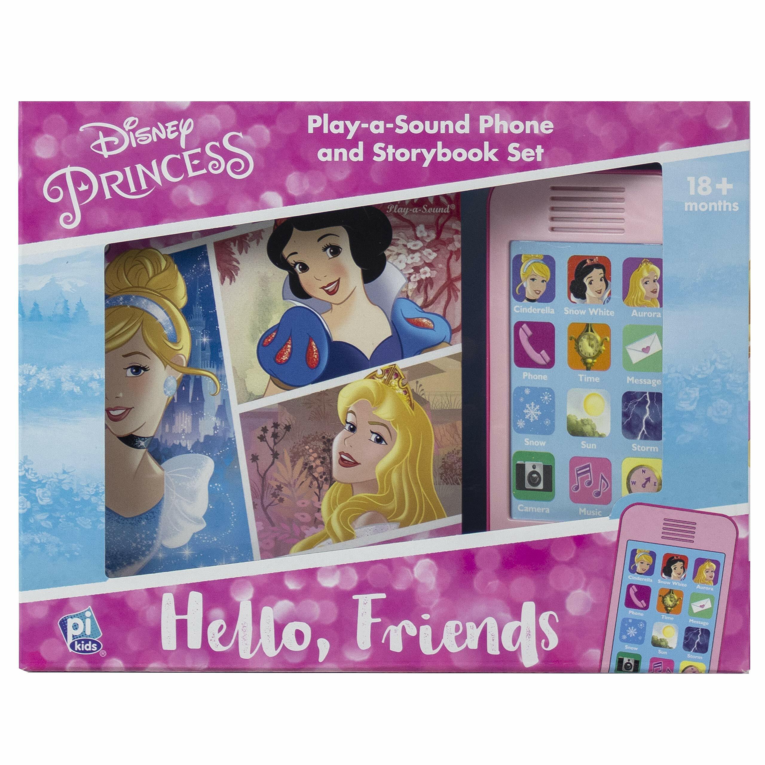 Disney Princess: Hello, Friends Play-A-Sound Phone and Storybook Sound Book Set (Board Books)