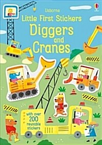 Little First Stickers Diggers and Cranes (Paperback)