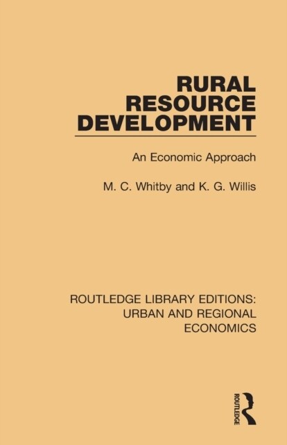 Rural Resource Development : An Economic Approach (Paperback)