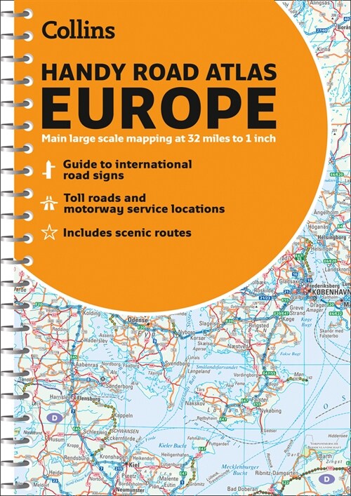 Collins Handy Road Atlas Europe (Spiral Bound, 6 Revised edition)