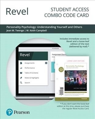 Revel for Personality Psychology: Understanding Yourself and Others -- Combo Access Card (Hardcover)