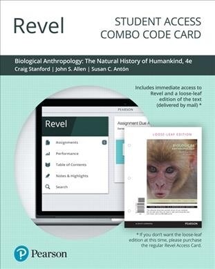Revel for Biological Anthropology: The Natural History of Humankind -- Combo Access Card (Hardcover, 4)