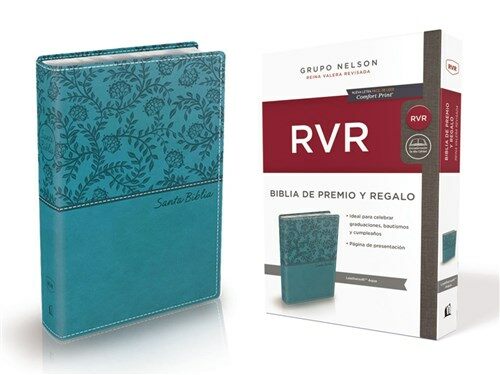 Biblia de Premio y Regalo Reina Valera Revisada, Leathersoft, Aqua (Leather)