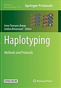 Haplotyping: Methods and Protocols (Paperback)