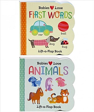 First Words and Animals 2 Pack (Board Books)