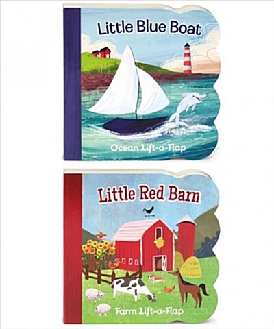 Little Red Barn and Little Blue Boat 2 Pack (Board Books)