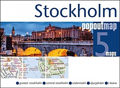 Stockholm PopOut Map : Handy, pocket size, pop-up map of Stockholm (Sheet Map, folded)