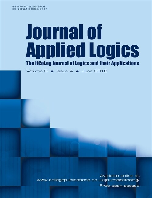 Journal of Applied Logics - Ifcolog Journal: Volume 5, Number 4, June 2018 (Paperback)