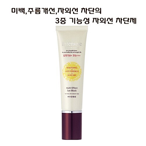 [무료배송] 니오베 인텐시브 프리미엄 멀티 이펙트 선블록 60ml SPF50+/PA+++