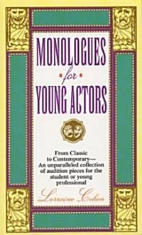 [중고] Monologues for Young Actors (Paperback, Reprint)